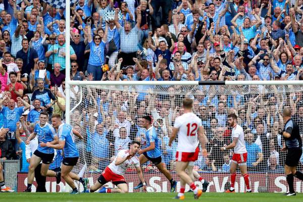 Dublin the invincibles weather Tyrone storm to go four-in-a-row