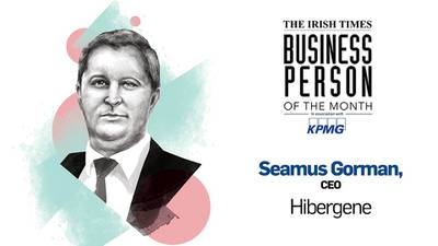 Irish Times Business Person of the Month: Seamus Gorman