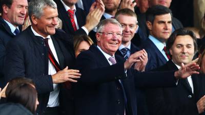 Old Trafford rises for Alex Ferguson’s return