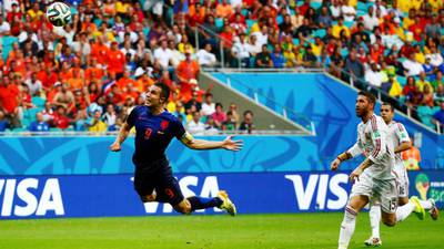 Dutch dismantle Spanish rearguard as defending champions torn asunder