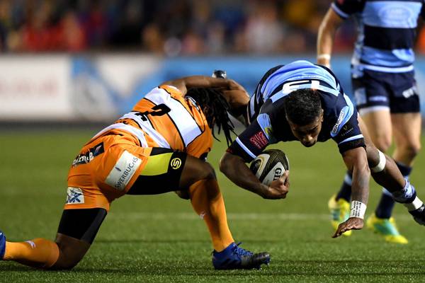 Cardiff Blues rally to deny Cheetahs a first win of the season