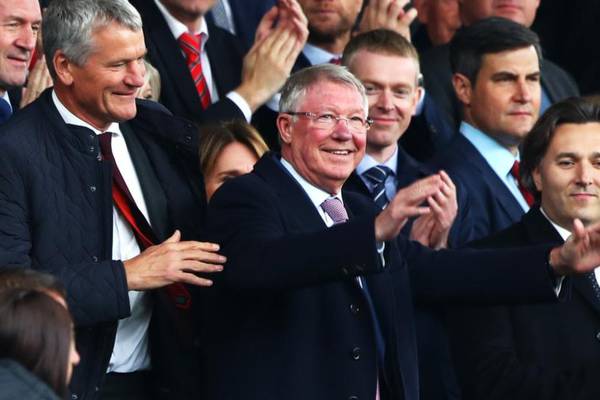 Old Trafford rises for Alex Ferguson’s return