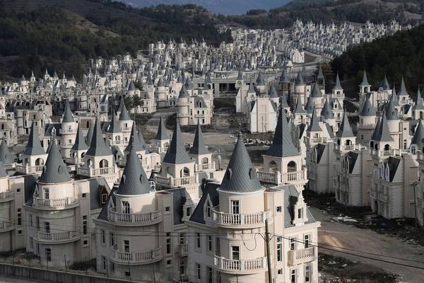 Hundreds of castles abandoned in strange Turkey ghost estate