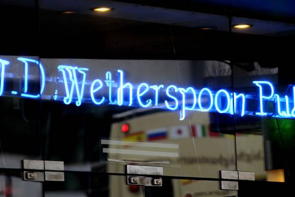 UK pub operator Wetherspoon’s narrows annual losses