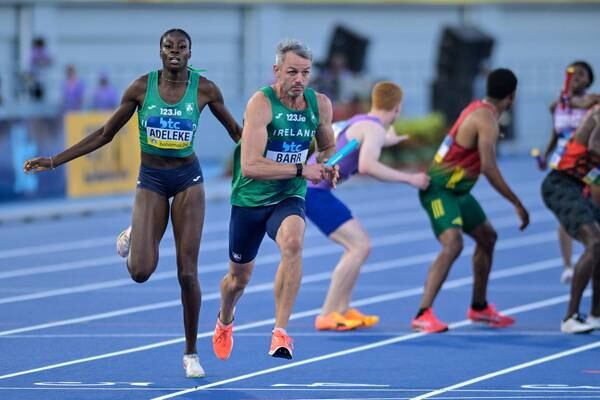 Storming Rhasidat Adeleke’s run leads Ireland to the medal podium at the World Athletics Relays