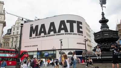 Say ‘maaate’: New anti-misogyny campaign aimed at young men in UK divides opinion