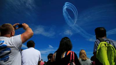 The laws of physics seem to bend at Bray Air Display