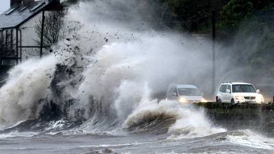 Country counts the cost as Storm Brendan brings floods and gusts of 100km/h