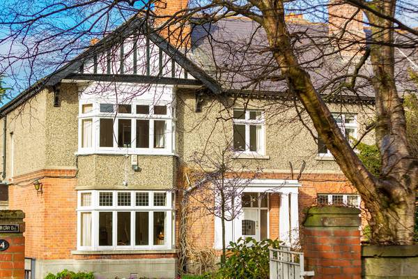 Family friendly with scope to expand on Ailesbury Road for €5m