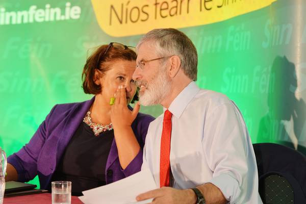 Leadership transition key to Sinn Féin’s Government prospects