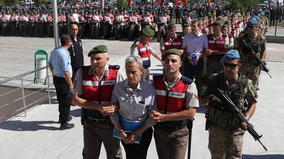 Nearly 500 people go on trial over failed coup in Turkey