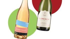 Supermarket wines: a white and a rosé on special offer