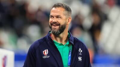 Ireland’s Andy Farrell named World Rugby Coach of the Year