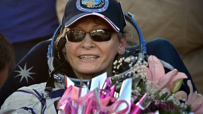 Nasa astronaut home after breaking records with 665 days in orbit