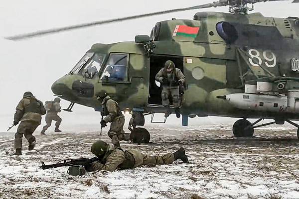 Ukraine and West on alert for start of major Russia-Belarus war games