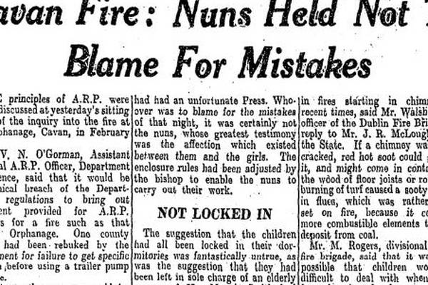 Thirty-five girls died in the 1943 fire. All the nuns survived