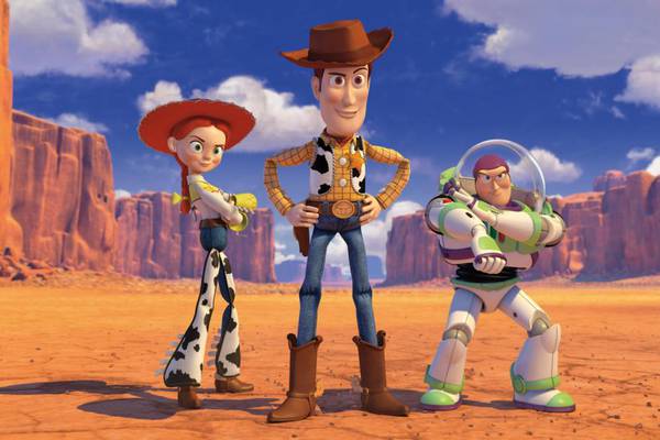 The movie quiz: What is the word on Woody’s foot?