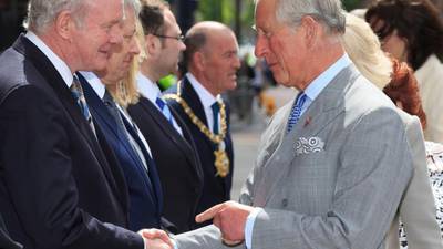 Prince Charles and Camilla welcomed at  Catholic church in Belfast