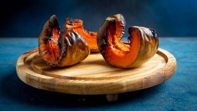 The joy of autumnal cooking: Venison with roasted pumpkin puree
