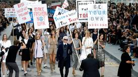 It’s Karl Lagerfeld’s joke and feminism isn’t in on it
