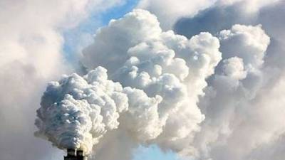 Carbon emissions from power generation and industry fell by 8.7 per last year