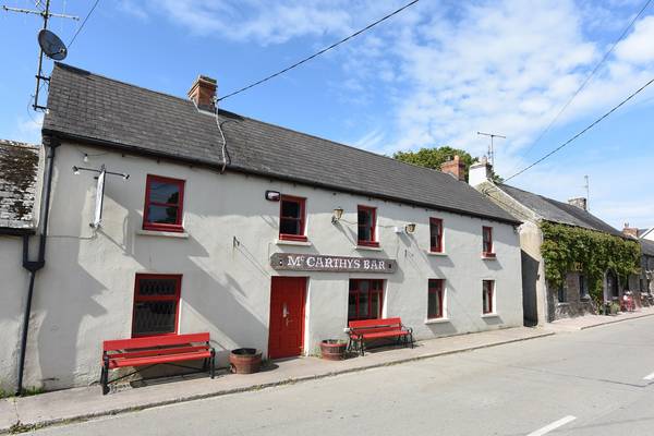 A McCarthy’s bar to call your own in deepest Cork for €225,000