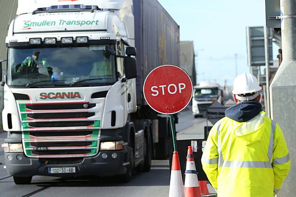 Brexit: 4% of inbound trucks from Britain ‘red-routed’ at ports for inspection