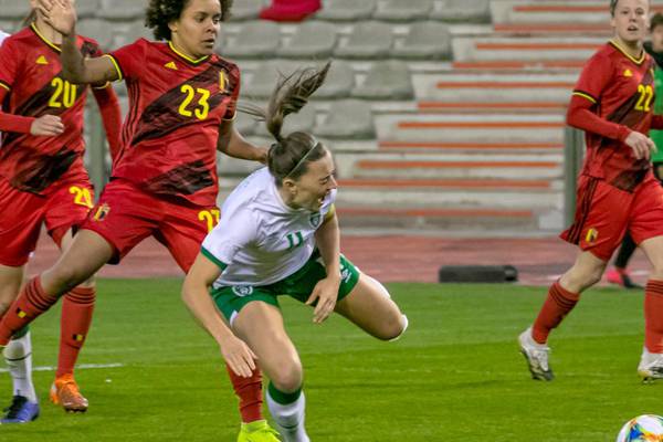 Republic of Ireland edged out by early goal in Belgium