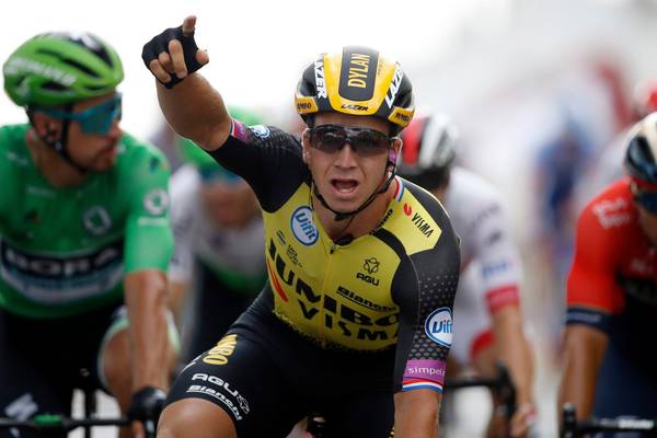 Tour de France: Dylan Groenewegen sprints to stage win
