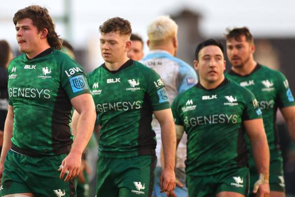 Connacht coach Andy Friend labels defeat to Glasgow as ‘unacceptable’