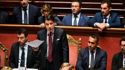 Italy’s PM blasts Matteo Salvini ahead of expected resignation