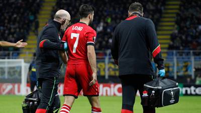 Shane Long limps off in San Siro, Martin O’Neill holds his breath