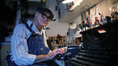 'There's just you, paper and ink' - Leo Molloy brings vintage typewriters back to life