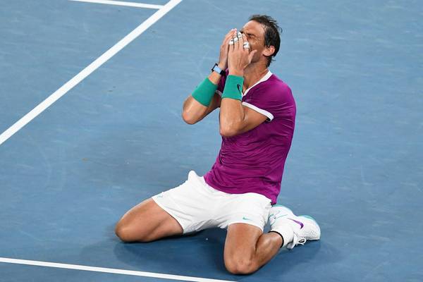 Rafael Nadal breaks Grand Slam record and Medvedev in comeback for the ages