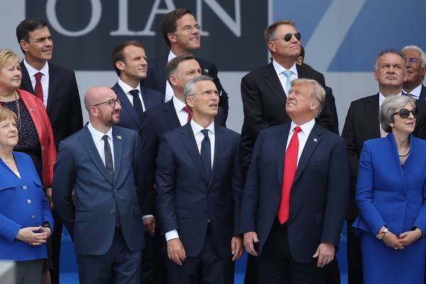 Trump sets Nato agenda but attacks more bark than bite