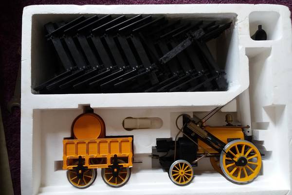 Art&Antiques: Stephenson's Rocket model train and Tri-ang pedal car in Cork sale