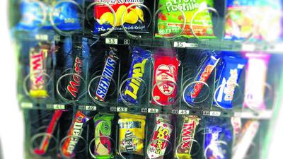 Ireland’s secondary schools slow to give up vending machines selling ‘junk food’