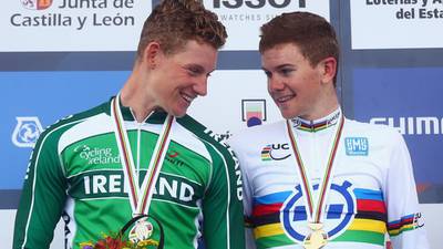Irish cyclist Ryan Mullen loses out on world gold by a whisker