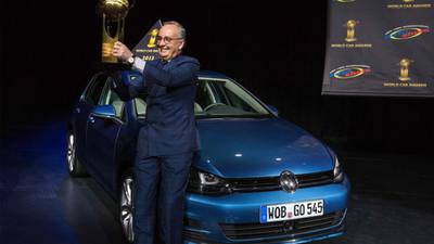 VW Golf named ‘world car of year’ but not all good news for German brand