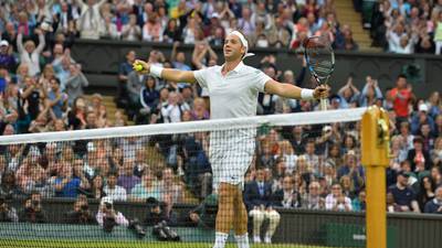 Wimbledon: Marcus Willis  put to sword with a smile on his face