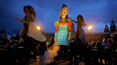 Danú spreads magic on her twilight stroll through Galway