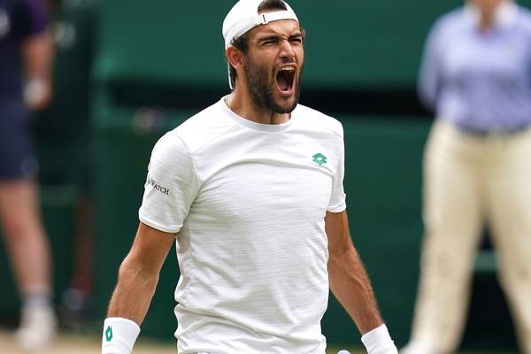 Sunday special for Italy as Matteo Berrettini reaches Wimbledon final