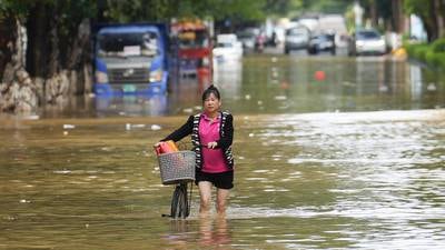 More than 100,000 people evacuated from homes in southern China due to floods