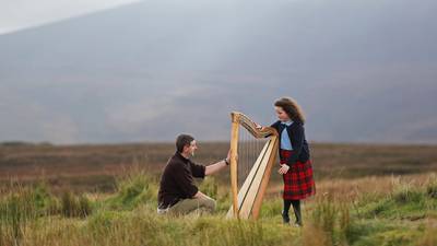 Dramatic mountain handover strikes the right note for National Harp Day