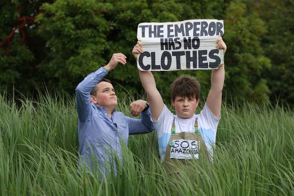 Young Cork climate strikers resume outdoor protest