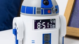 R2D2 alarm clock: Awaken to an array of familiar bleeps, whistles and clicks