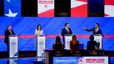 Republican presidential candidates turn on Nikki Haley in heated fourth US primary debate