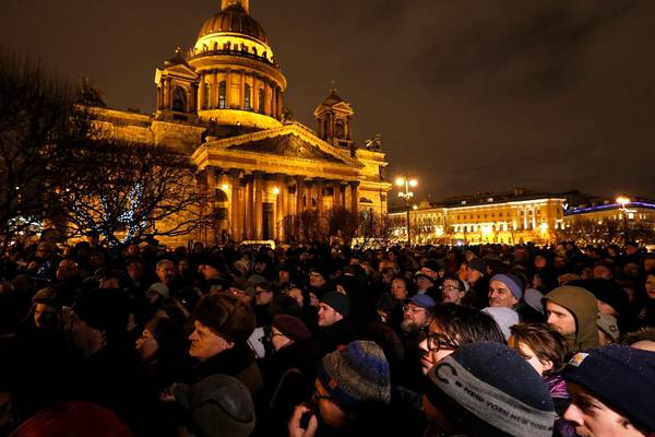 Protests as Russian Orthodox Church takes over iconic cathedral