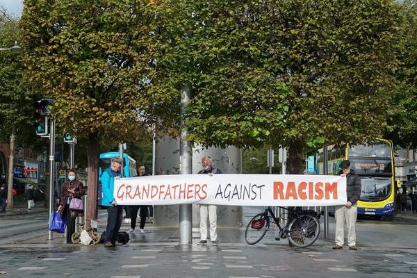 Grandfathers’ quiet protest against racism finds its voice