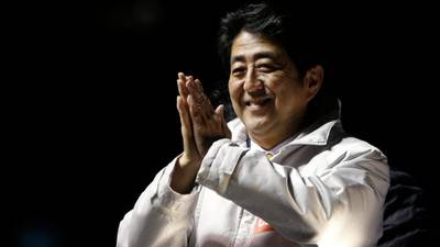 Japan election:  Shinzo Abe’s party wins with fewer seats